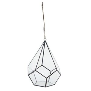 Syndicate Sales Art Deco Geo Teardrop Terrarium